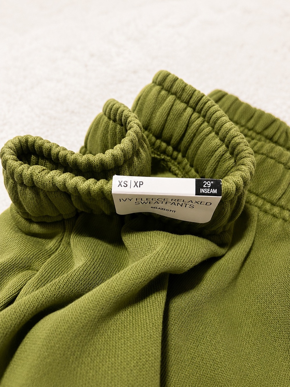 Victoria’s Secret PINK Olive Green Quarter-Zip Sweatsuit Set - Picture 4 of 6